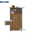 Ver imagem 4 de Armário para Escritório 2 Portas 2 Prateleiras Studio