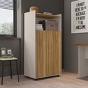 Ver imagem 1 de Armário para Escritório 2 Portas 2 Prateleiras Studio