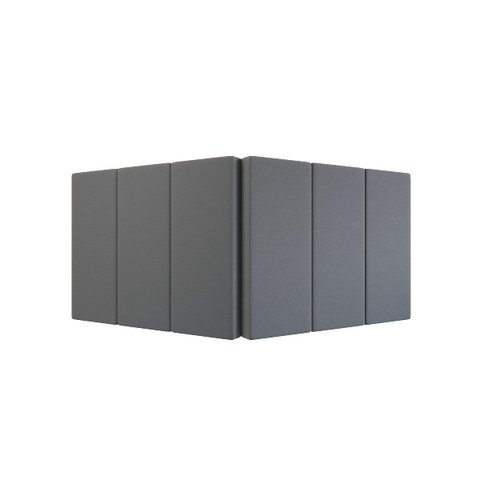 Cabeceira Cama de Casal Queen 1.60 Lisa - Gt Magazine:cinza