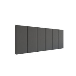 Cabeceira Cama de Casal Queen 1.60 Lisa - Gt Magazine:cinza - 2