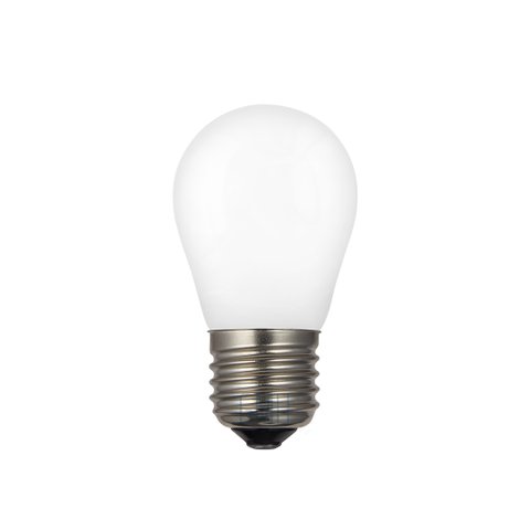 Lâmpada Filamento De Led Poptem G45 Bivolt Leitosa Decorativa