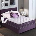 Ver imagem 1 de Cama Box Casal Kappesberg Colchão 32CMX138CMX188CM Kappes Kappesberg Roxo/Beringela
