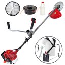 Ver imagem 1 de Roçadeira Premium Kawashima KW2600L 25.4cc Com Lâmina de Vídia Ideal Para Cortes Rápidos e