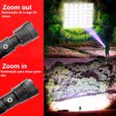 Ver imagem 7 de Lanterna Led Recarregável Potente 2km Longo Alcance Zoom Focal 3 Modo Resistente Água Power Bank