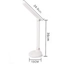 Ver imagem 2 de Luminaria mesa touch screen led aticulada abajur 30 leds 3 funçoes escritorio leitura