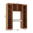 Ver imagem 3 de Guarda Roupa Planejado 4 Portas 1 Gaveta 4 Peças Hera CabeCasa MadeiraOriginals Louro/Algodão