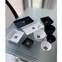 Ver imagem 6 de Kit 4 Pratos Sushi Molheira Shoyu Brancas Uno Coza