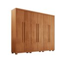 Ver imagem 1 de Guarda Roupa Casal Heros 6 Portas Mdf com Pés Moderna
