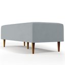 Ver imagem 4 de Kit 02 Puffs Bali W01 Pés Palito 120x50 Cm Suede Cinza