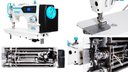 Ver imagem 3 de Máquina Costura Industrial Reta Base Plana Lu8800d-tq-qi 220v - Lumak