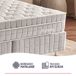Colchão Casal Bf Molas Ensacadas Espuma Nasa Viscoelástica Ortopédico D33 com Pillow 138x188x26 Cm B - 6