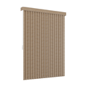 Ver imagem 2 de Persiana Vertical em Tecido com Bando Crisdan Largura 2,30 X 1,70 Altura Bege Mescla