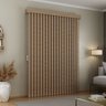 Persiana Vertical em Tecido com Bando Crisdan Largura 2,30 X 1,70 Altura Bege Mescla - 1