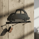 Ver imagem 1 de Porta Chaves Chaveiro Decorativo Fusca em Ferro de Parede Organizador de Chaves