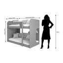 Ver imagem 5 de Beliche Ema Montessoriana Nature/off White - Cimol