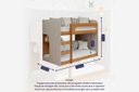 Ver imagem 4 de Beliche Ema Montessoriana Nature/off White - Cimol