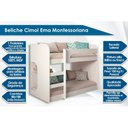 Ver imagem 2 de Beliche Ema Montessoriana Nature/off White - Cimol