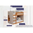 Ver imagem 3 de Beliche Ema Montessoriana Nature/off White - Cimol