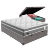 Cama Box Baú Casal e Colchão Molas Ensacadas Berlim Probel - 1