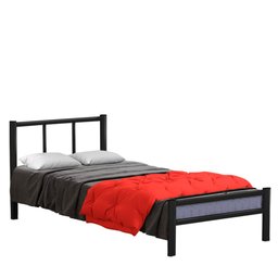 Cama Casal Retrô Preto 1.38 Jane Shop JM - 2 Cama Casal Retrô Preto 1.38 Jane Shop JM - 2
