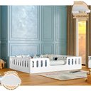 Ver imagem 2 de Cama Casal com Colchão D28 Montessoriana Helo com Luminária - Branca