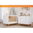 Ver imagem 6 de Quarto para Bebê Cômoda e Berço 100% Mdf Biscoito Permobili Branco/nature