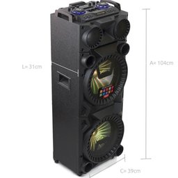 Caixa de Som Bluetooth Torre TWS Polyvox XT1200 - 3