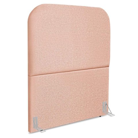 Cabeceira Solteiro 100 Cm com Frame Alana Linho Rose Artte