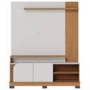 Ver mais imagens de Estante Painel para Tv 65 Pol Madrid C05 Off White Matte/freijó - Mpozenato