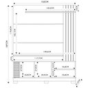 Ver imagem 4 de Estante Painel para Tv 65 Pol Madrid C05 Off White Matte/freijó - Mpozenato