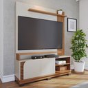 Ver imagem 2 de Estante Painel para Tv 65 Pol Madrid C05 Off White Matte/freijó - Mpozenato