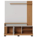Ver imagem 7 de Estante Painel para Tv 65 Pol Madrid C05 Off White Matte/freijó - Mpozenato