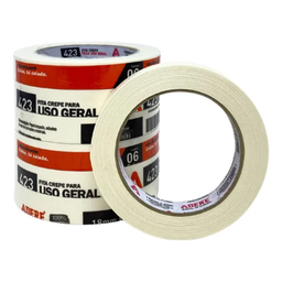 Fita Crepe Para Uso Geral 423 18mmx50m Adere - Kit com 5 Unidades - 4