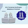 Torneira Colormaq para Purificador Bebedouro Premium Branco Kit 2 Peças - 3