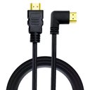 Ver imagem 1 de Cabo Hdmi Gold 90 Graus - 2.0 4k Hdr 19p 5m