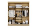 Ver imagem 7 de Guarda-Roupa Casal Modulado de Canto com Espelho 11 Portas Multimóveis Madeirado/Cinza