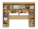 Ver imagem 6 de Guarda-Roupa Casal Modulado de Canto com Espelho 11 Portas Multimóveis Madeirado/Cinza