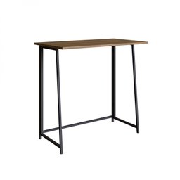 Escrivaninha Dobrável 80cm Industrial Preto E Mel - 2