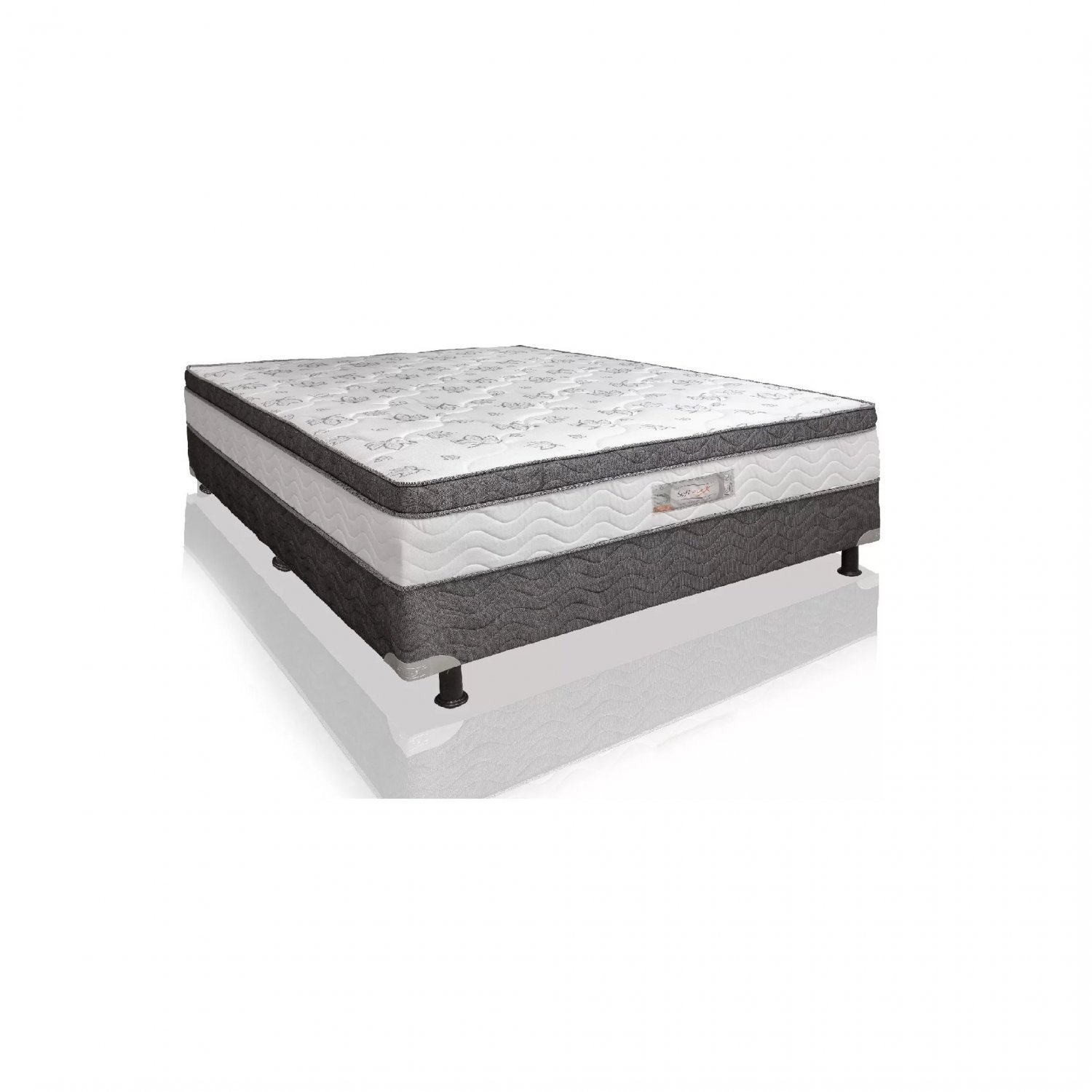 Cama Box Casal Conjugado 58x138x188cm Imperador DN-28 Softflex