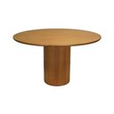 Ver imagem 1 de Mesa de Jantar Capri 6 Lugares Redonda Laminado 150cm Amêndoa