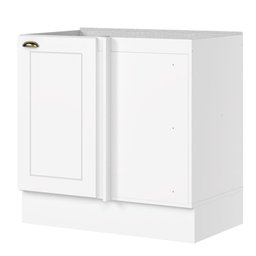 Balcão Canto Reto 01 Porta Americana Branco Hp - Henn - 1