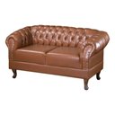 Ver imagem 1 de Namoradeira Duque Chest 2 Lug Courano Caramelo