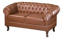 Ver imagem 1 de Namoradeira Duque Chest 2 Lug Courano Caramelo