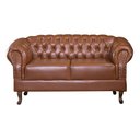 Ver imagem 2 de Namoradeira Duque Chest 2 Lug Courano Caramelo