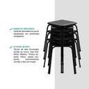 Ver imagem 4 de Conjunto 4 Banquetas Napa 1748 Carraro - Preto