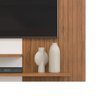 Painel para Tv até 50 Polegadas 2 Prateleiras Nando Dj Móveis Freijó/off White - 5