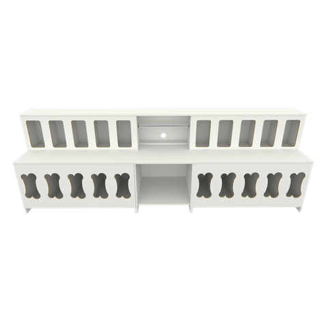 Expositor de Ração Cães e Gatos+ Mesa para Balança Vetorial Móveis