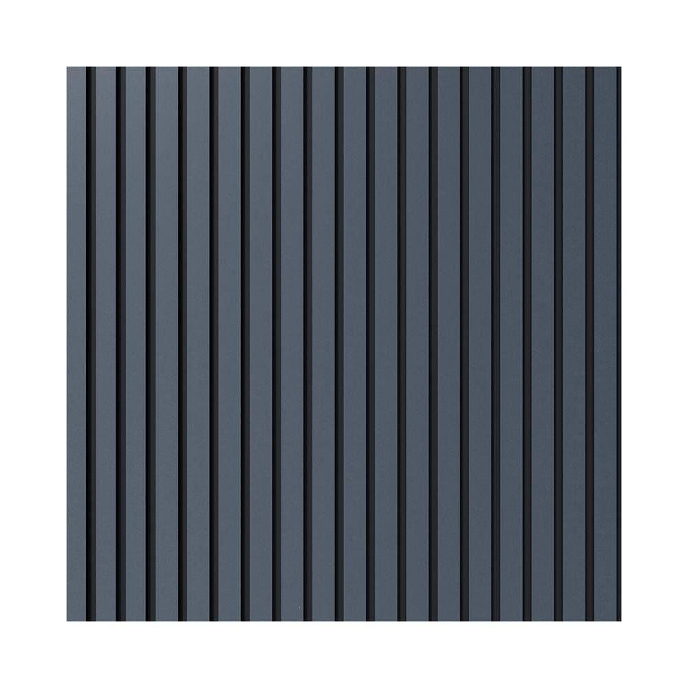Painel Ripado Eva Laminado Autocolante 10cm Urban Metro M² Blue com Textura Azul - 1