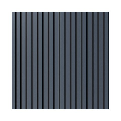 Painel Ripado Eva Laminado Autocolante 10cm Urban Metro M² Blue com Textura Azul