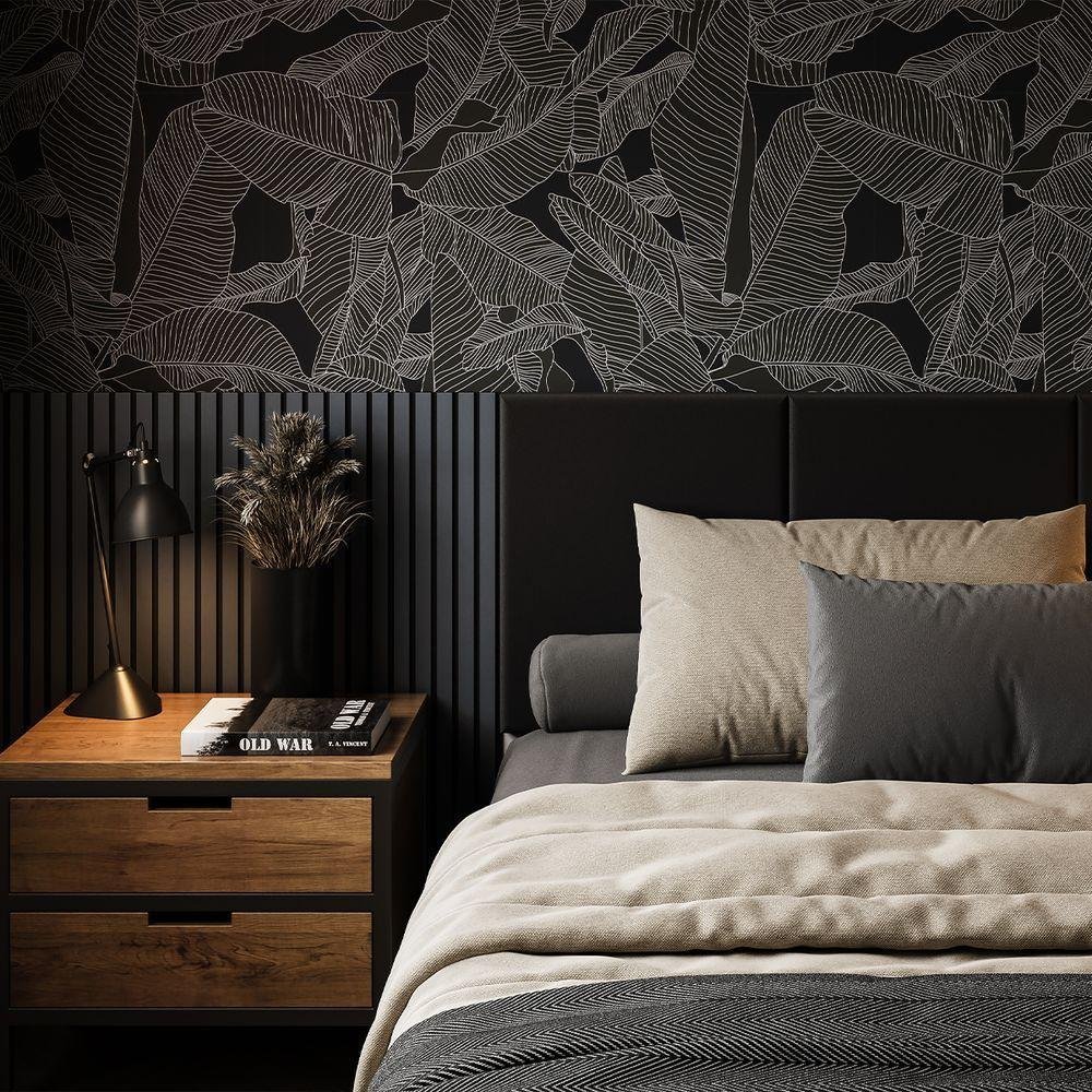 Painel Ripado Eva Laminado Autocolante 10cm Urban Metro M² Blue com Textura Azul - 2